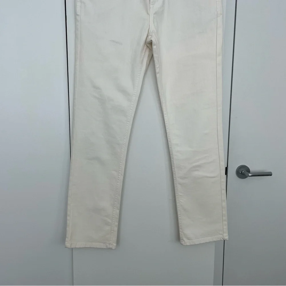 NWT Perry Ellis White Men’s Slim Fit Straight Leg Low Rise Stretch Jeans 32x32